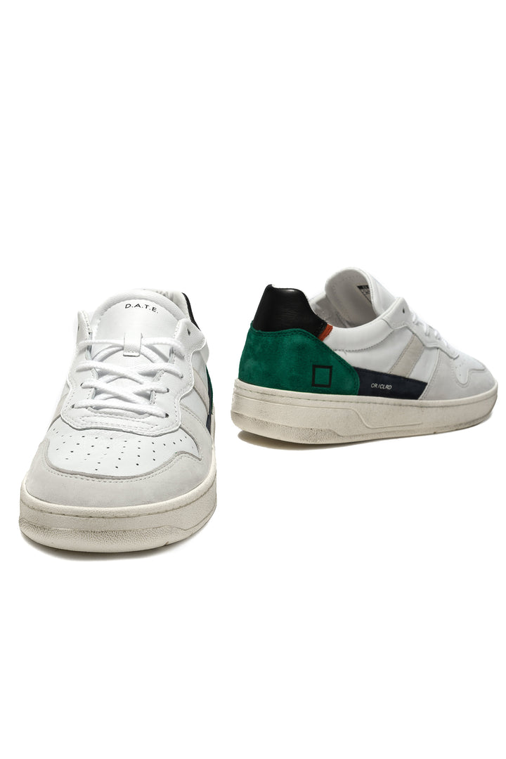 DATE Sneaker COURT 2.0 colored white-green - Mancinelli 1954