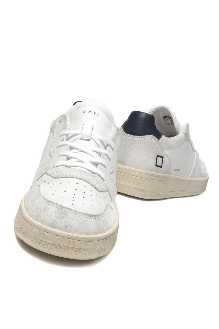 DATE Sneaker COURT LEATHER white - Mancinelli 1954