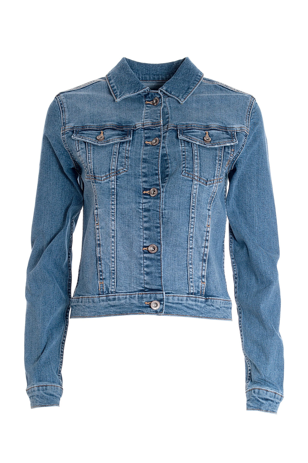 FRACOMINA Giacca regular in denim con lavaggio medio - Mancinelli 1954