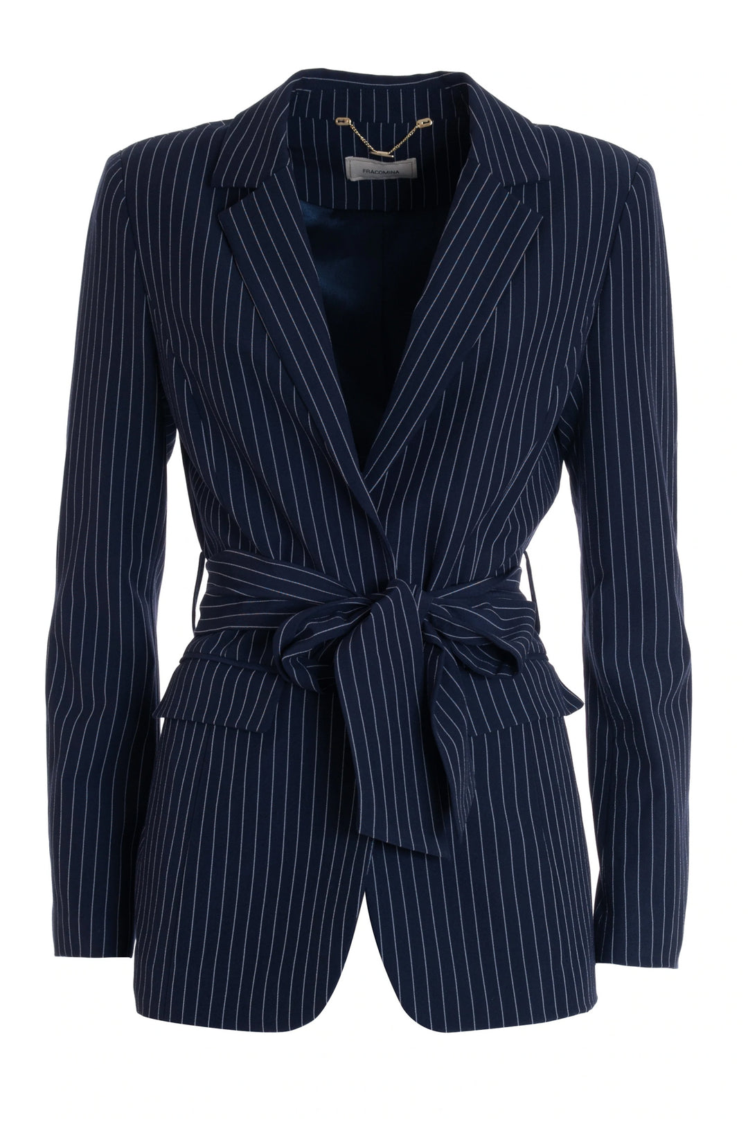 FRACOMINA Blazer regular in fantasia gessata - Mancinelli 1954