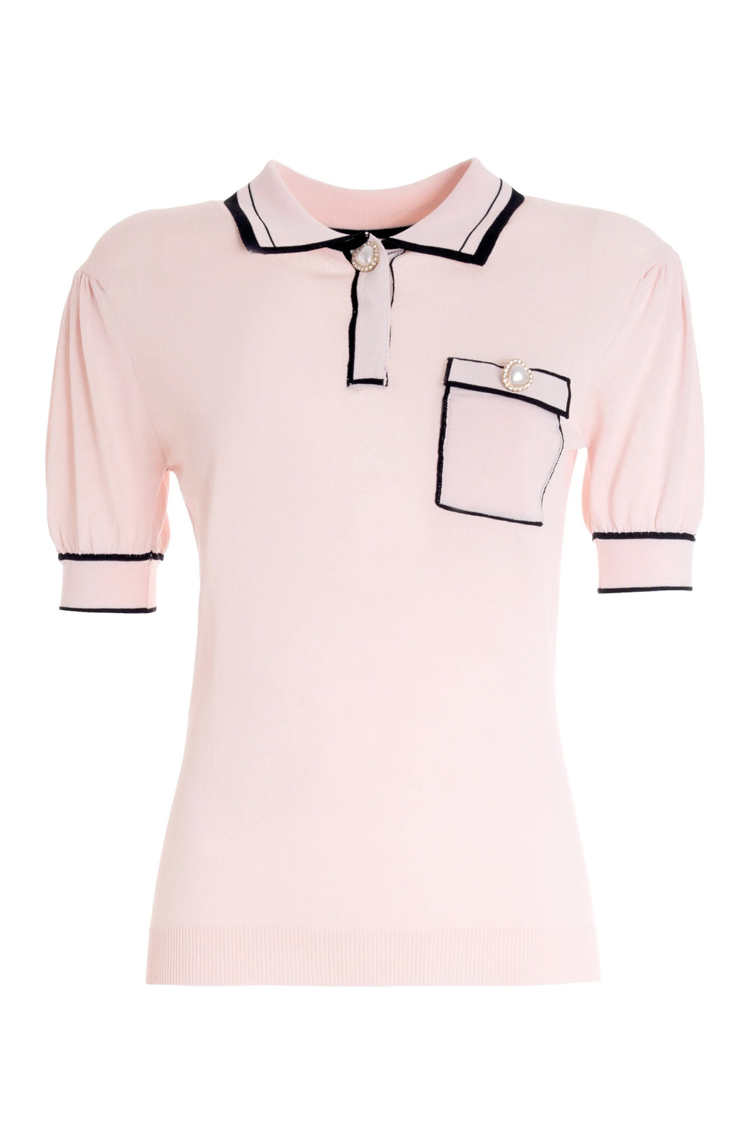 FRACOMINA Polo slim in maglieria rosa antico - Mancinelli 1954