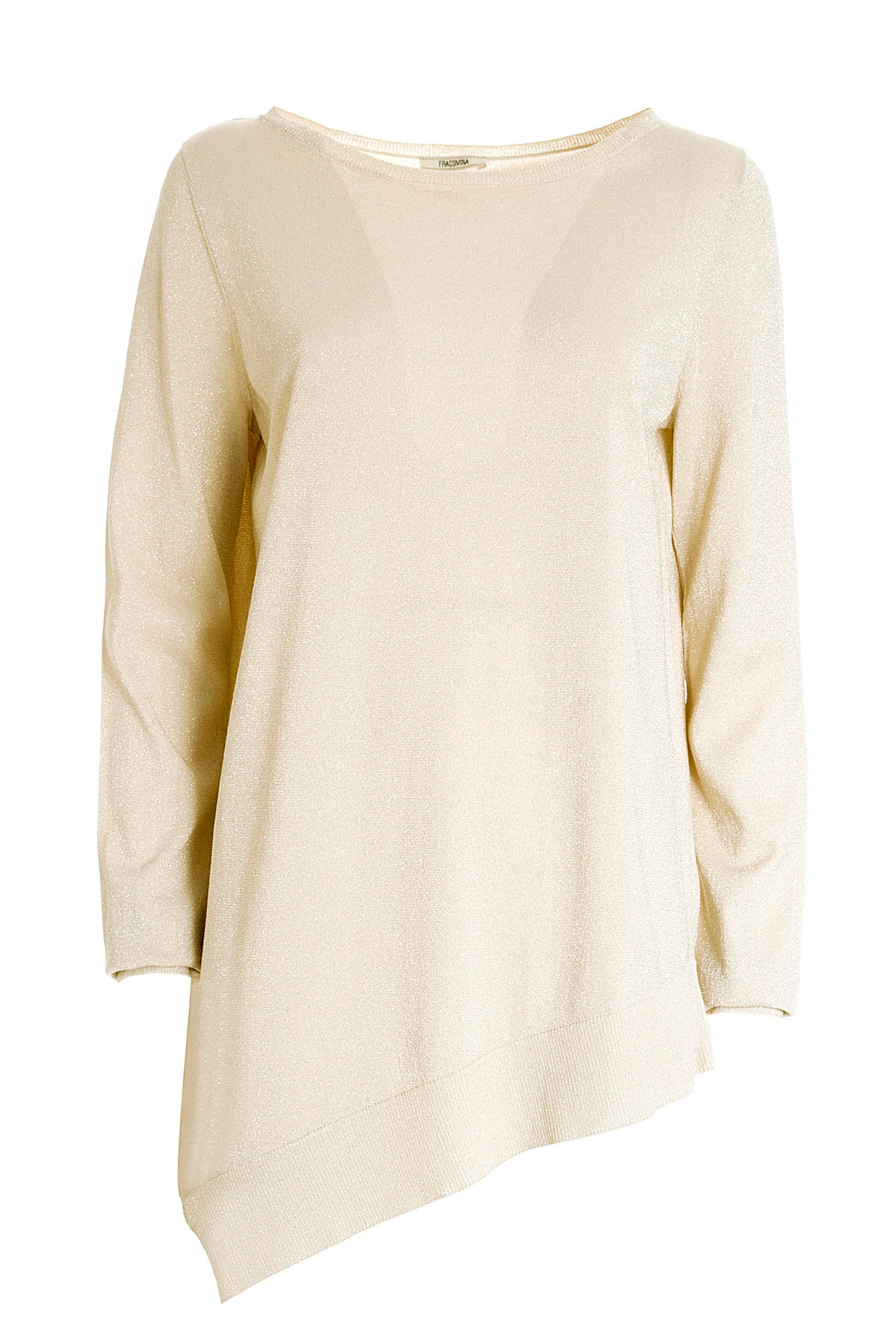 FRACOMINA Maglia svasata con fondo asimmetrico lurex - Mancinelli 1954