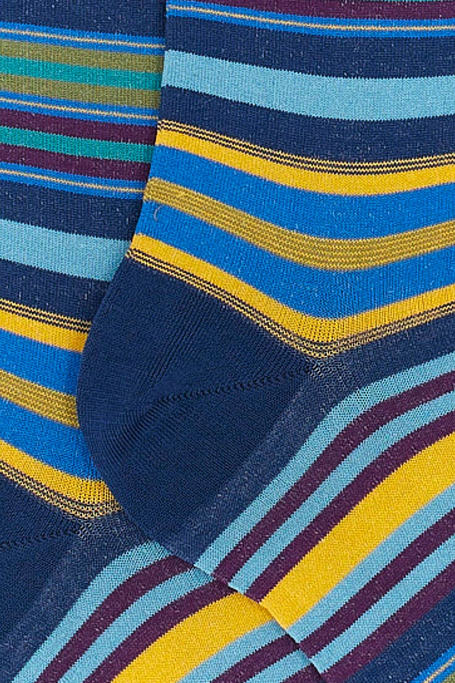 GALLO Calze lunghe cotone leggerissimo royal righe colorate - Mancinelli 1954