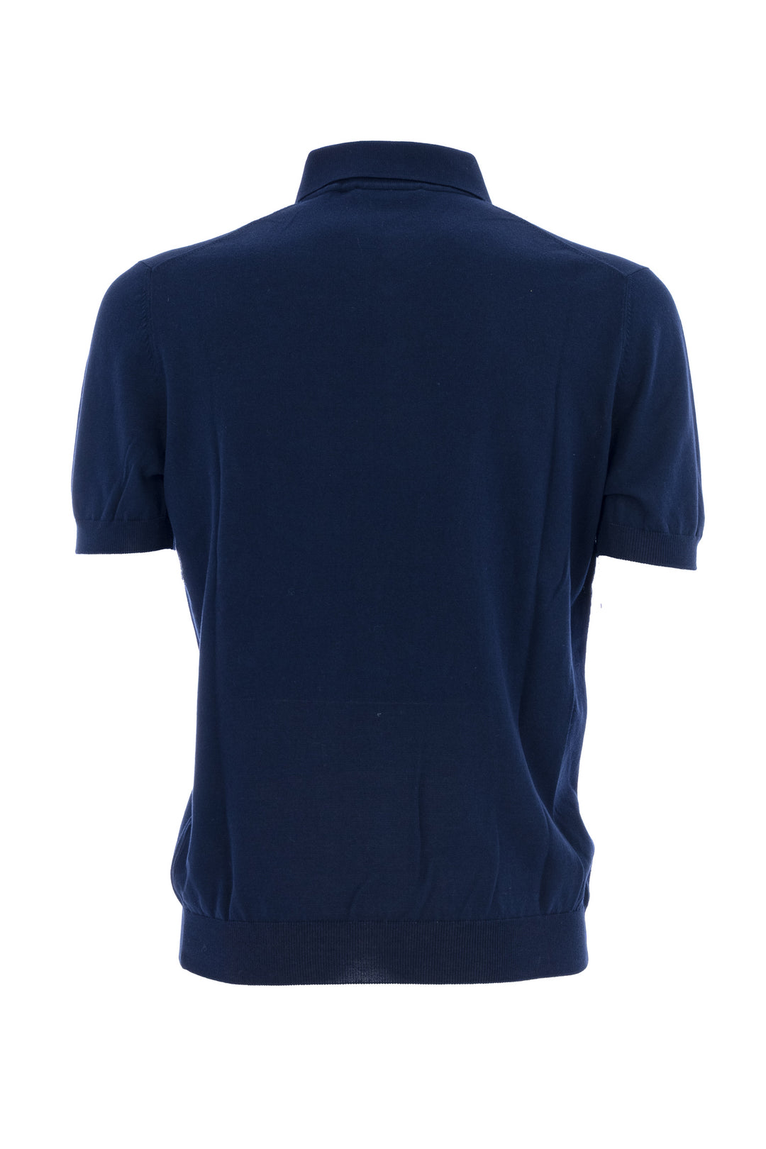 GRAN SASSO Polo in maglia fresh cotton blu scuro - Mancinelli 1954