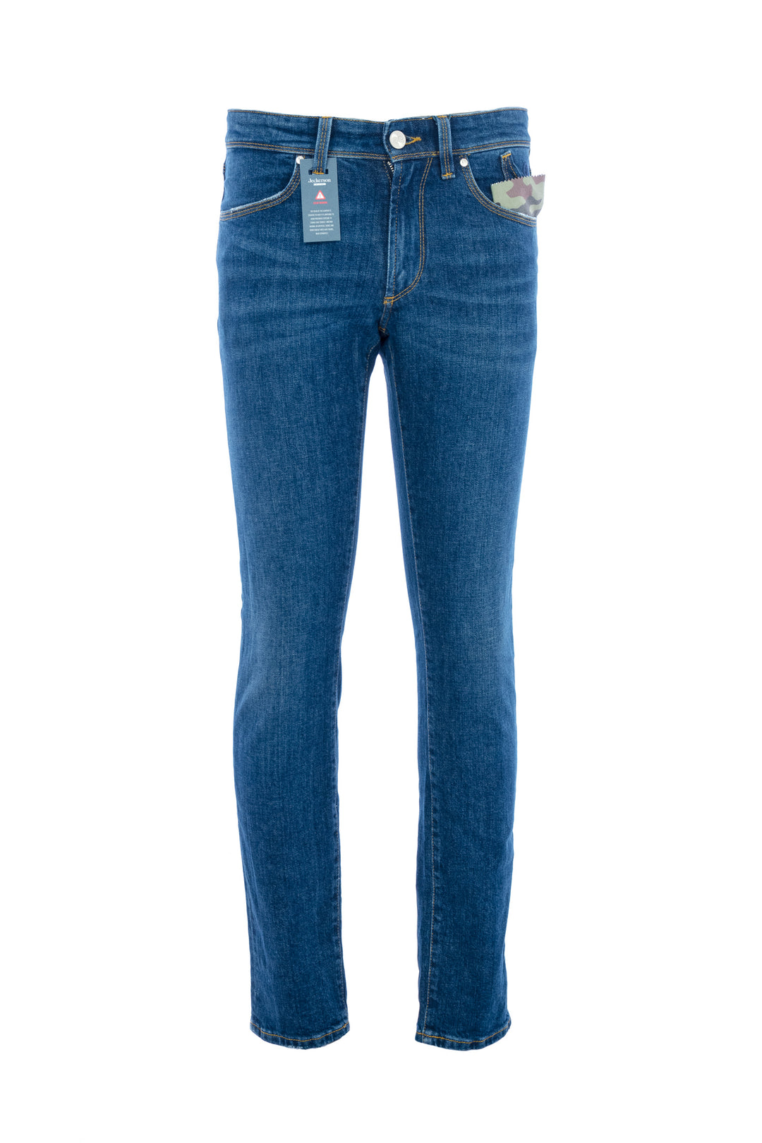JECKERSON Jeans cinque tasche in denim stretch lavaggio medio - Mancinelli 1954