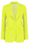 Veste deux boutons citron vert