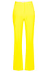 Lime flared trousers
