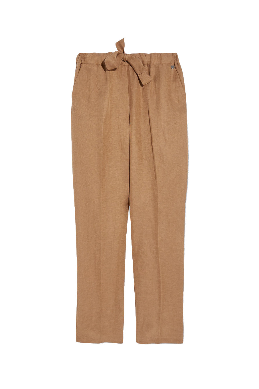 LIU JO Pantalone beige in lino e cupro - Mancinelli 1954