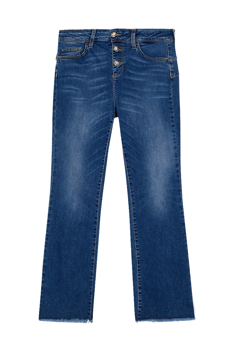 LIU JO Jeans bootcut stretch lavaggio stonewash ecosostenibile - Mancinelli 1954