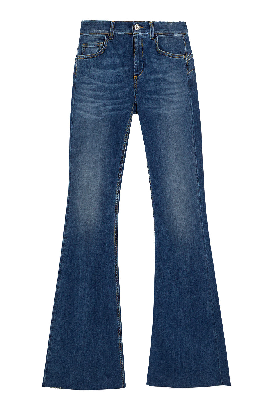 LIU JO Jeans a zampa vita bassa stretch ecosostenibile - Mancinelli 1954