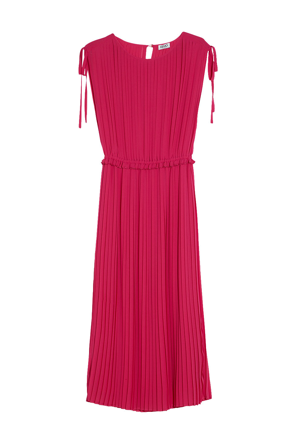LIU JO Vestito magenta ecosostenibile plissettato - Mancinelli 1954