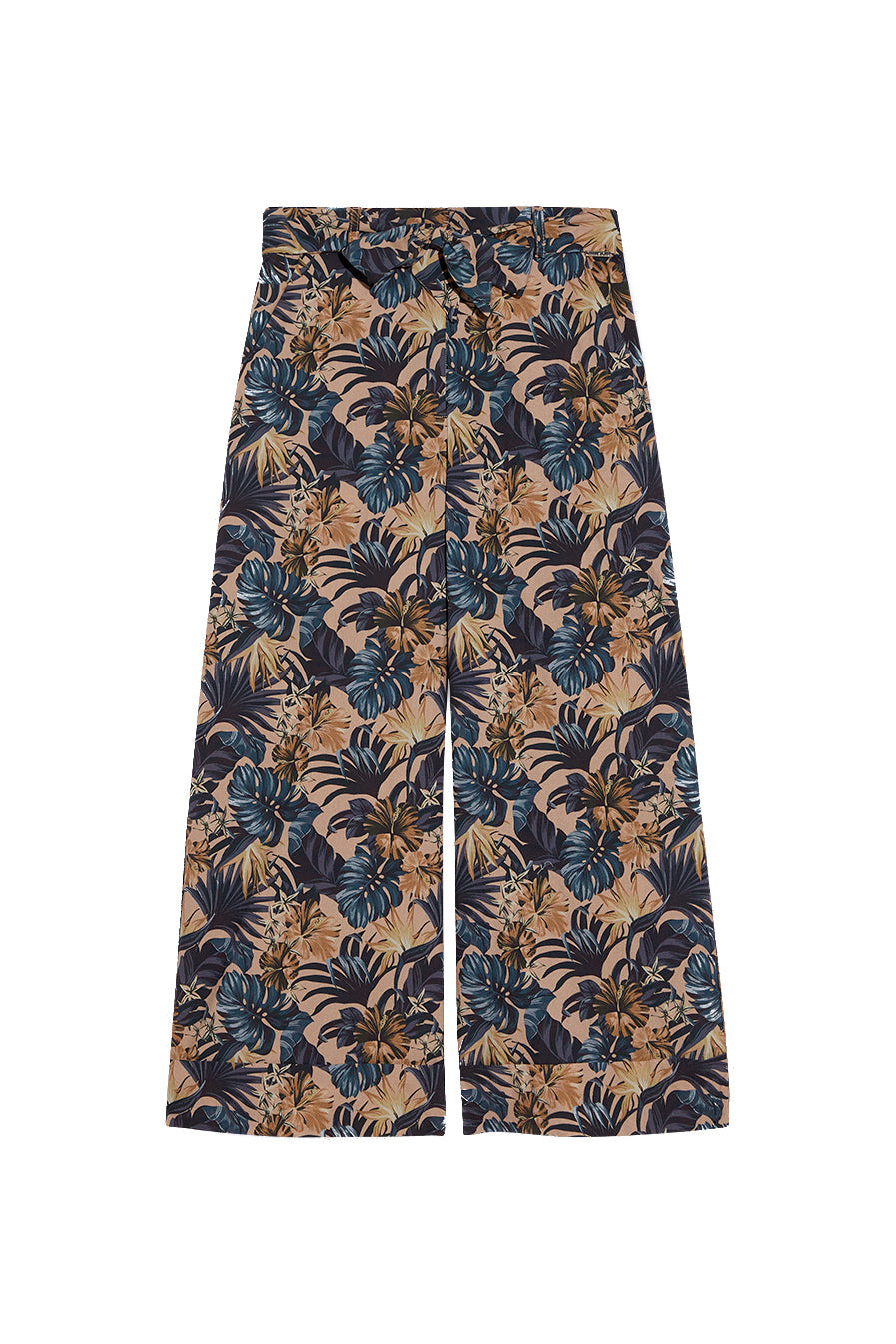 LIU JO Pantalone cropped foliage con cintura - Mancinelli 1954