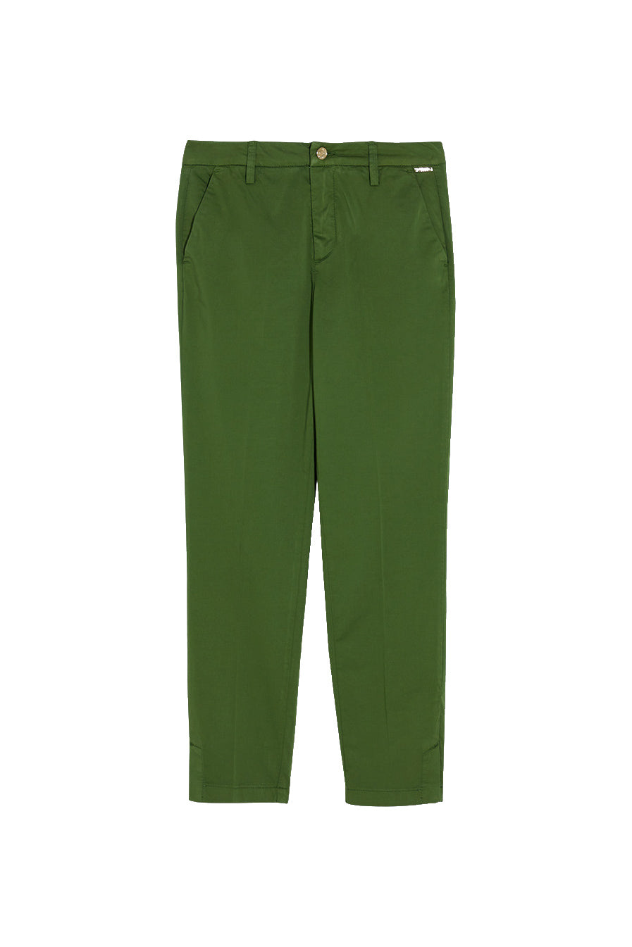 LIU JO Pantalone chino verde con dettagli gioiello - Mancinelli 1954