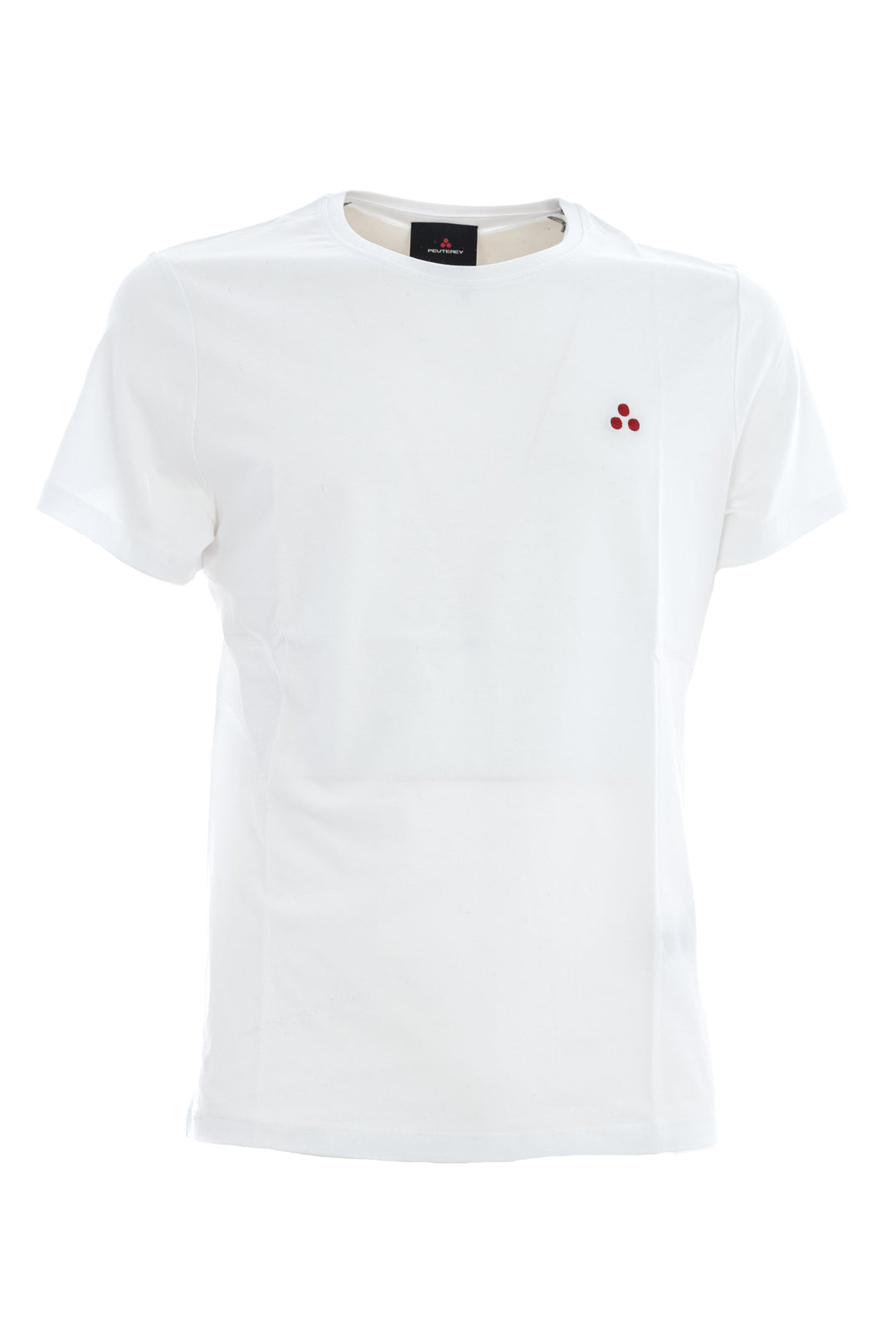 PEUTEREY T-shirt con logo ricamato bianca - Mancinelli 1954