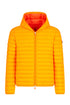 DONALD light down jacket in nylon with orange hood