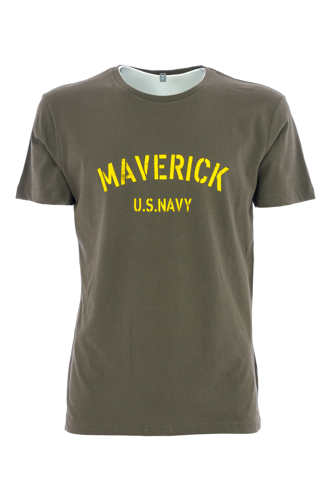TEN-FIFTEEN T-shirt verde in cotone con stampa maverick - Mancinelli 1954