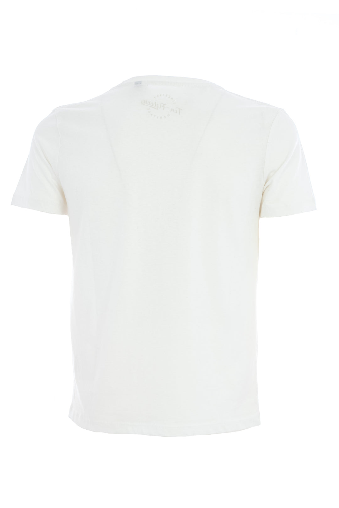 TEN-FIFTEEN T-shirt bianca in cotone con stampa positano - Mancinelli 1954