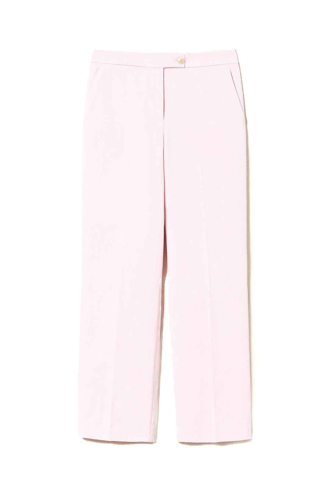 TWINSET Pantaloni in raso opaco rosa - Mancinelli 1954