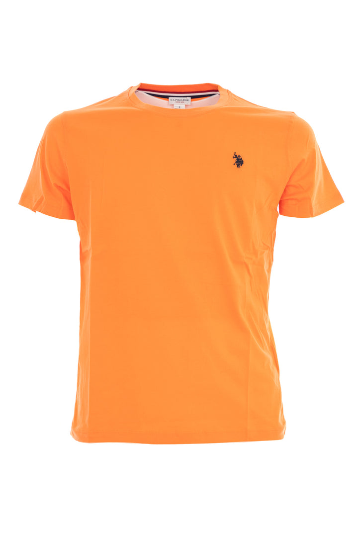 U.S. POLO ASSN. T-Shirt in cotone arancio - Mancinelli 1954