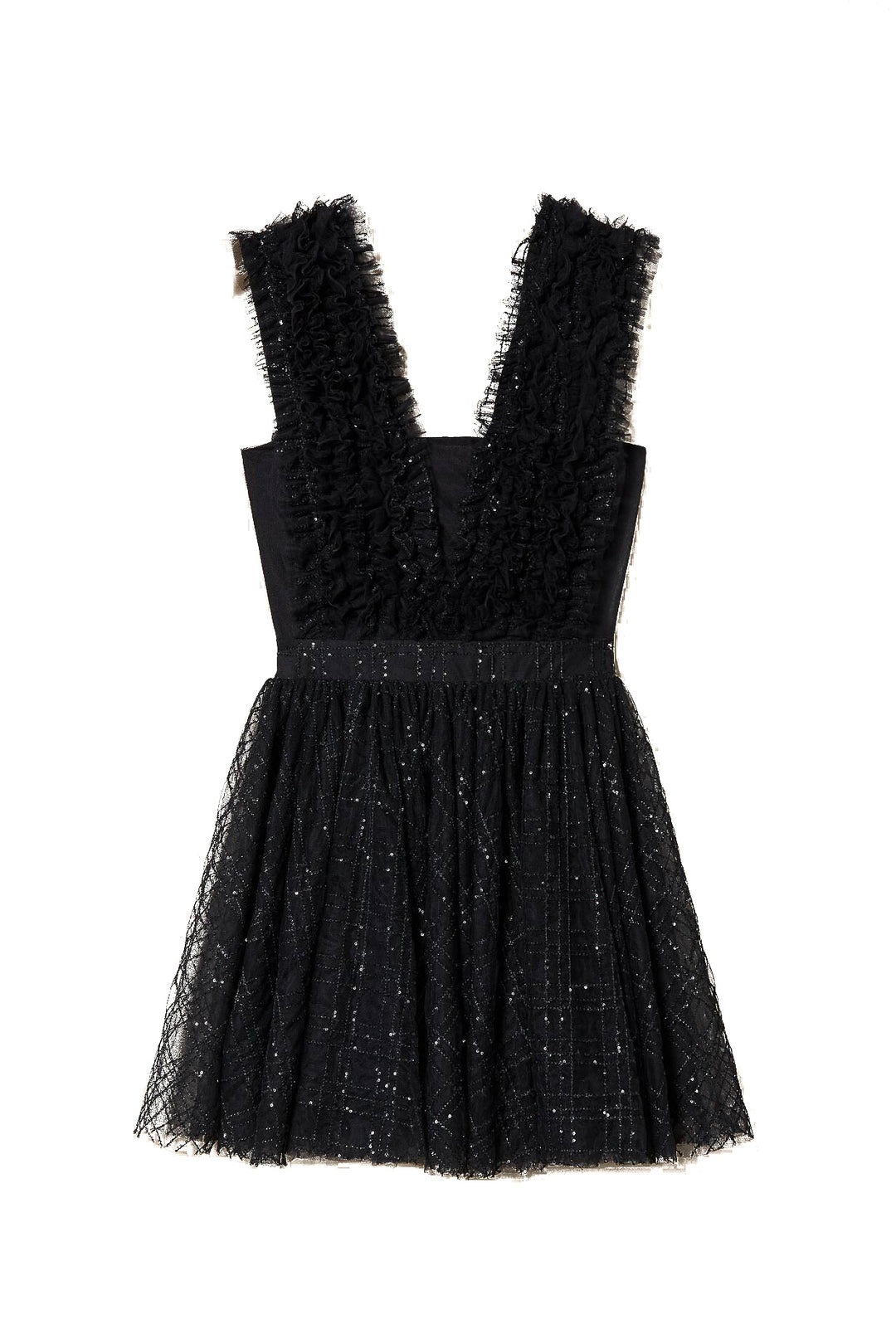 Abito Paillette Nero Twinset ACTITUDE TWINSET Abito Nero In Tulle