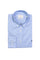 Light blue slim button-down shirt in cotton