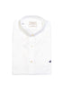 White slim button down shirt in cotton