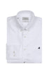 Chemise boutonnée blanche en coton