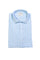 Light blue slim shirt in linen with french collar