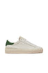 SONICA CALF WHITE-GREEN low leather sneaker