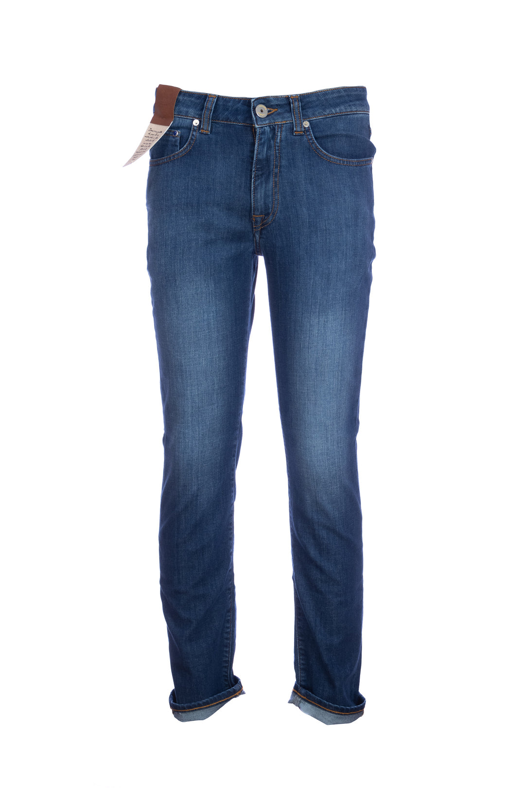 DEVORE Jeans 5 tasche in cotone stretch lavaggio medio - Mancinelli 1954