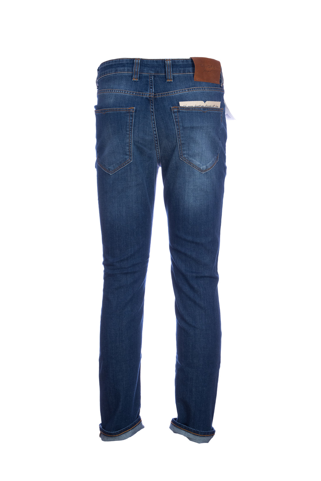 DEVORE Jeans 5 tasche in cotone stretch lavaggio medio - Mancinelli 1954