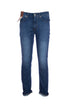 Jeans 5 tasche in cotone stretch lavaggio medio