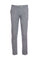 Pantalon gris en coton stretch avec taille élastique et un pence