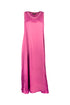 Pink A-line midi dress