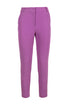 Pantalon chino slim violet en tissu technique