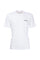White cotton T-shirt with printed logo