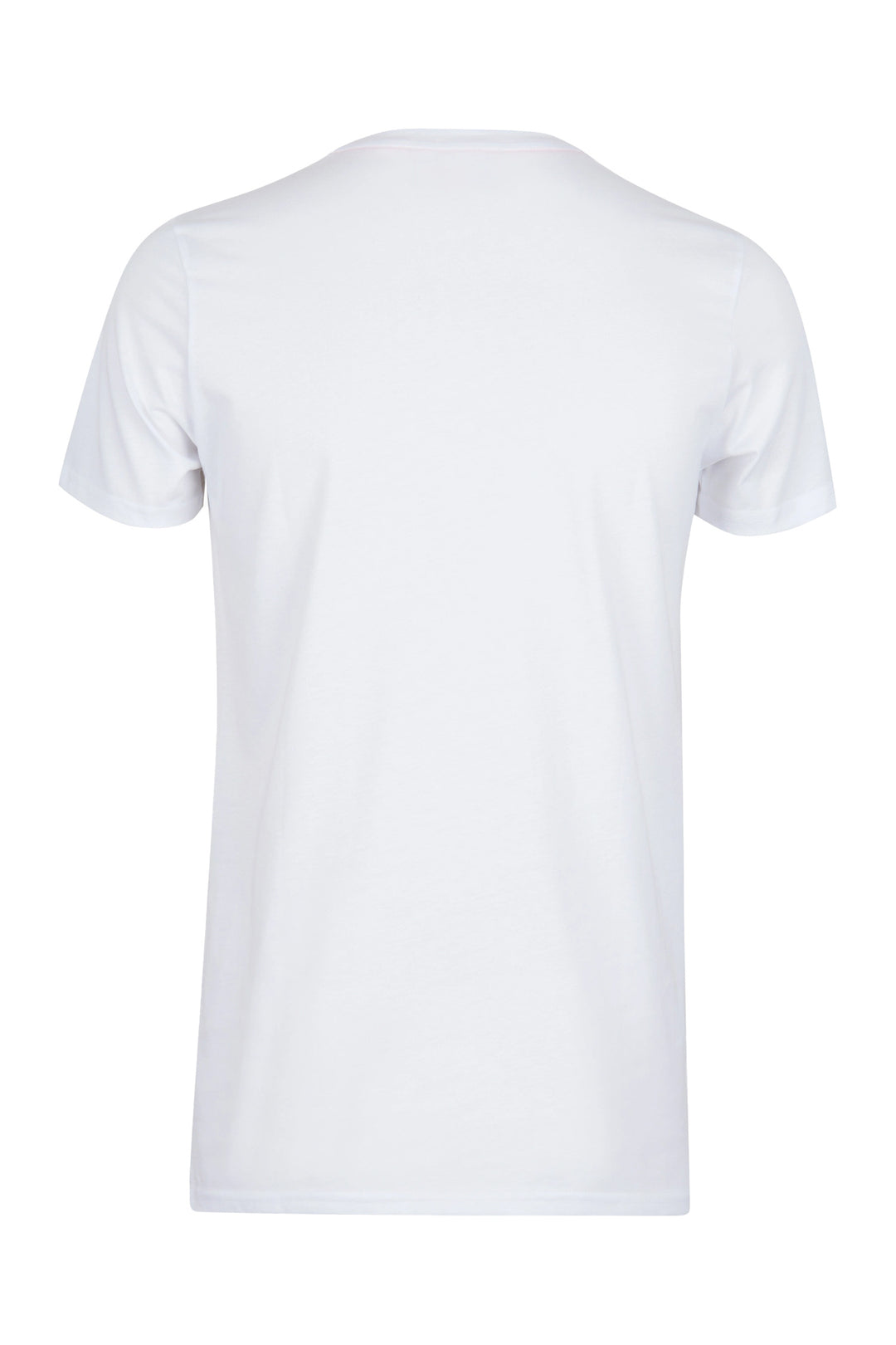 GALLO T-shirt cotone bianco tinta unita e taschino multicolor - Mancinelli 1954