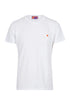 Solid white cotton T-shirt