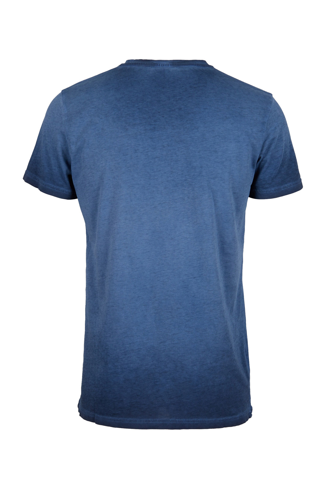 GALLO T-shirt cotone blu tinta unita - Mancinelli 1954