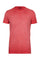 T-shirt cotone rosso tinta unita