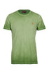 T-shirt uni en coton vert gazon