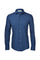 Camicia blu in piquet di cotone light