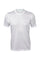 T-shirt blanc en fil d'Ecosse