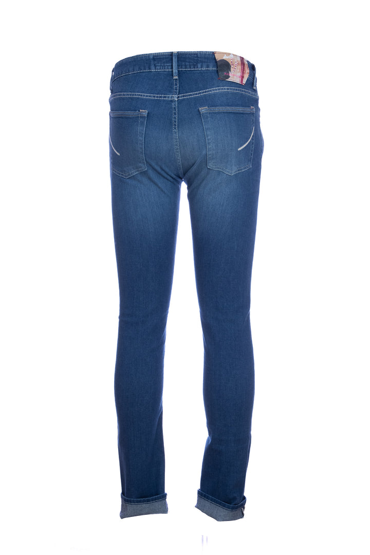HANDPICKED Jeans 5 tasche “ORVIETO” in denim stretch lavaggio medio - Mancinelli 1954