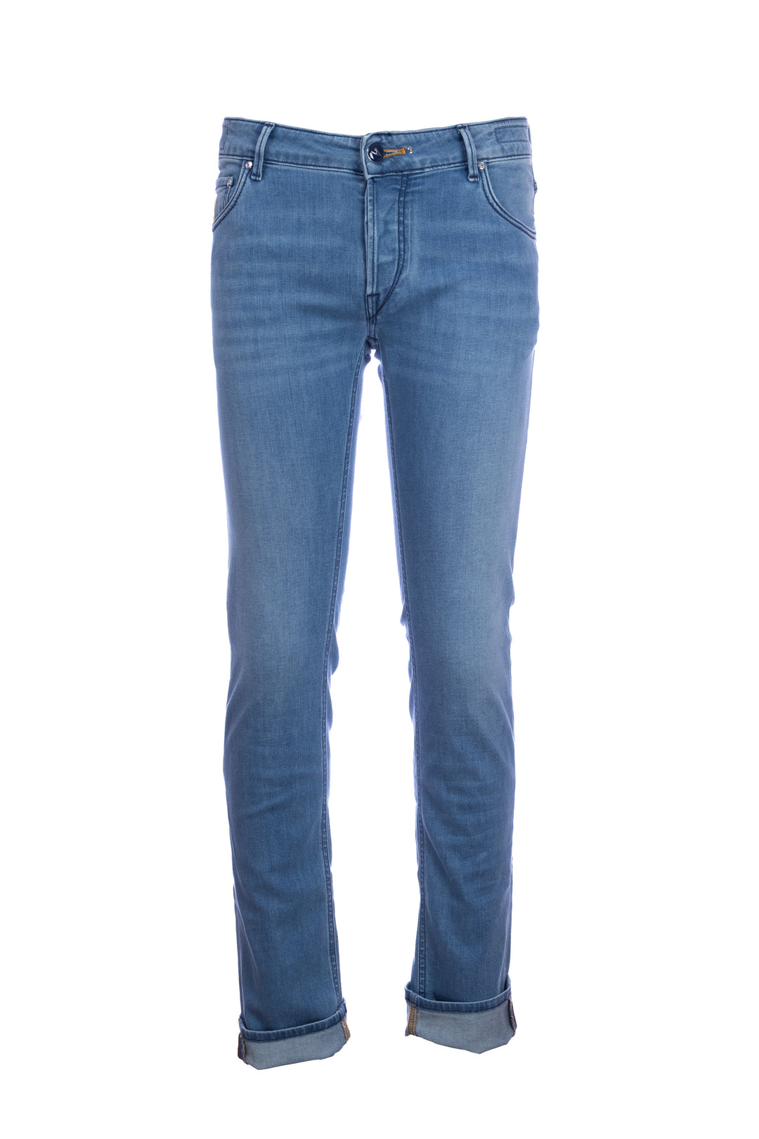 HANDPICKED Jeans 5 tasche “ORVIETO” in denim stretch lavaggio medio - Mancinelli 1954
