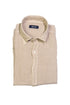 Button-down biscuit linen shirt