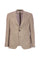 Two-button unlined biscuit jacket in cotton blend