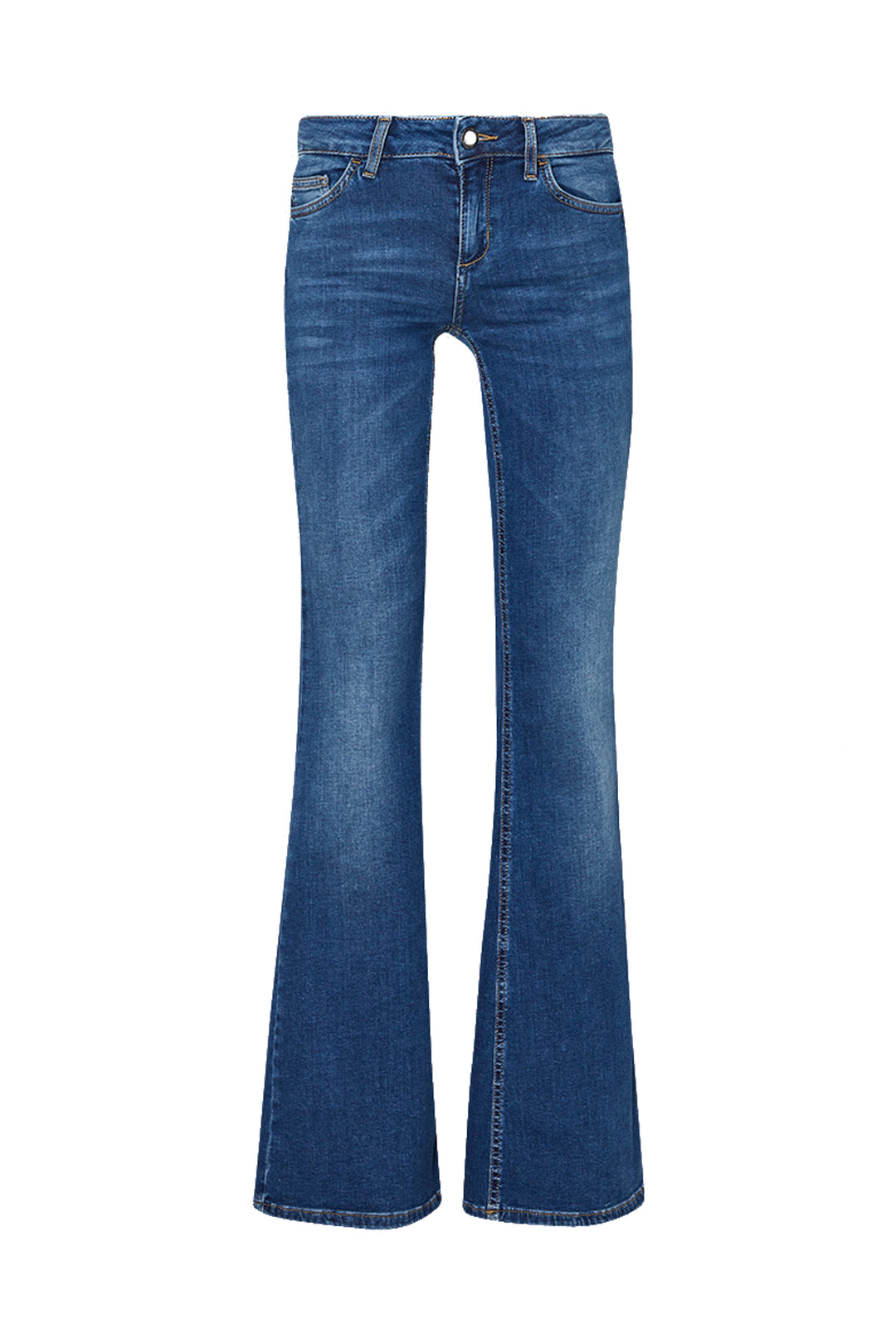 LIU JO Jeans flare ecosostenibile in denim scuro con elastico - Mancinelli 1954