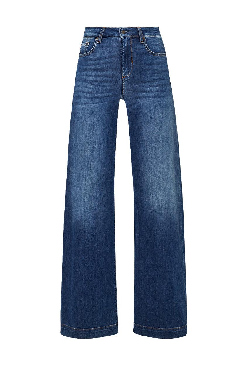LIU JO Jeans flare in denim stretch lavaggio used - Mancinelli 1954
