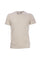 Plain beige cotton T-shirt